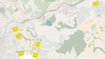 Zamknięta ul. Frysztacka - mapa z trasą objazdu